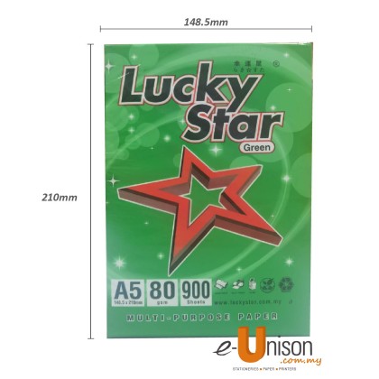 Lucky Star Multi Purpose Paper A5 80gms
