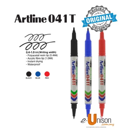 Artline Permanent Twin Marker 041T