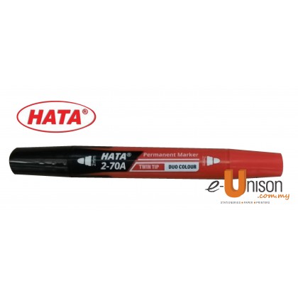 Hata Twin Tip Permanent Marker 2-70A